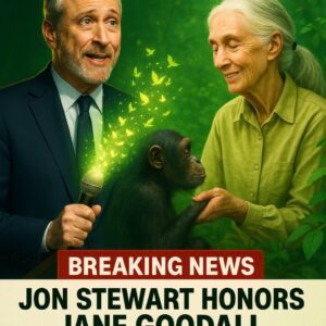 BREAKING NEWS: Jon Stewart Honors Jane Goodall with Inspiring Wildlife Initiative!