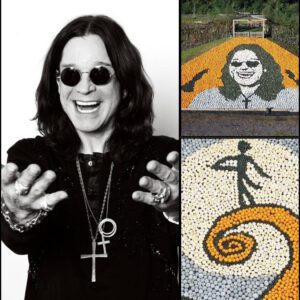 OZZY OSBOURNE IMMORTALIZED IN GIANT PUMPKIN MURAL AT ENGLISH FARM An English farm has paid an extraordinary tribute to Ozzy Osbourne, unveiling a colossal mural made entirely of pumpkins in his honor. nh