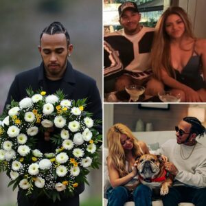 Lewis Hamilton’s ex-girlfriend secretly sent a wreath as a condolence after the passing of his dog, Roscoe.