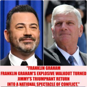 Franklin Graham, standing firm, told Jimmy Kimmel: "You hide behind jokes, Jimmy. I stand for truth, no matter the cost." TT