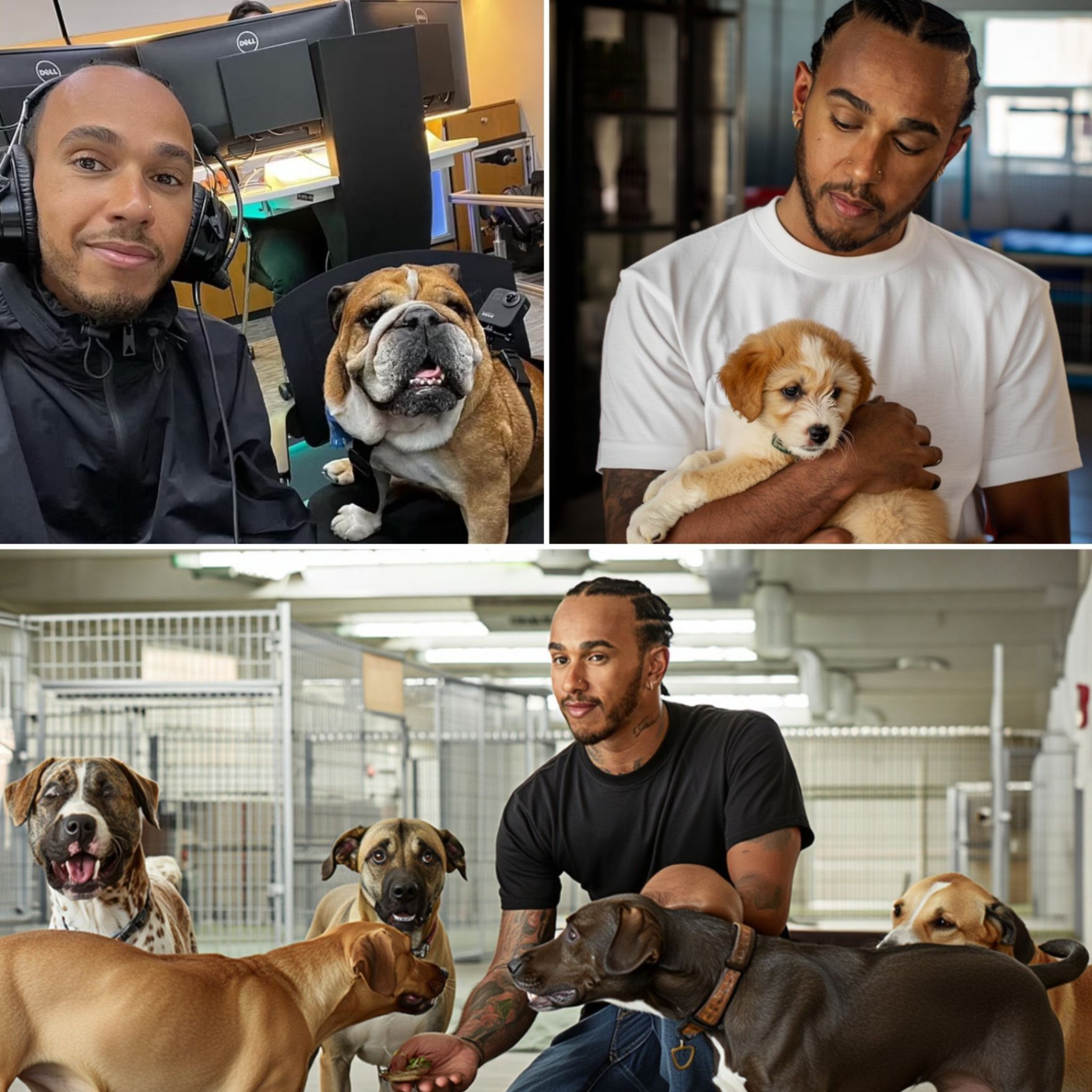 After the loss of Roscoe, his beloved dog of many years, Lewis Hamilton sank into deep sorrow…
