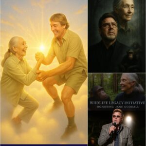When Legends Meet: Jane Goodall, Steve Irwin, and Vince Gill in a Vision Beyond Time_cz