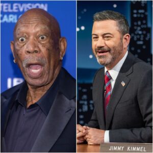 Jimmy Kimmel’s Triumphant Return Explodes Into Chaos as Morgan Freeman Turns Late-Night Into a Battlefield - H