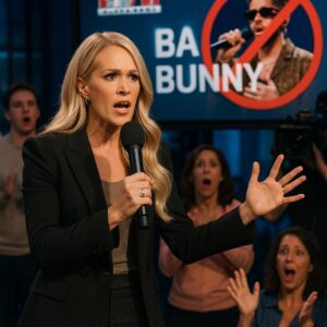 SHOCKING: Carri Underwood Went Live on National Television, Demanding the NFL Cancel Bad Bunnyโs Super Bowl Halftime Show