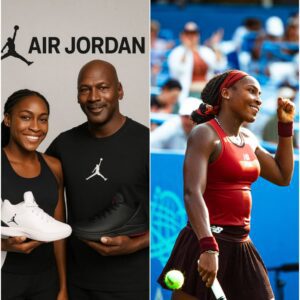In a dazzling announcement, Jordan revealed a $50 million endorsement deal with none other than rising tennis superstar Coco Gauff, who is now set to become the new face of his all-new Air Jordan campaign. 👟🔥
