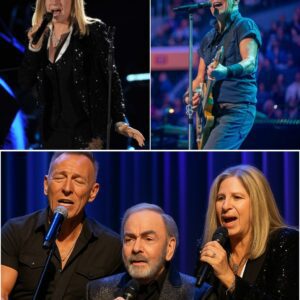 Bruce Springsteen Shocks Fans by Inviting Neil Diamond and Barbra Streisand On Stage. ws