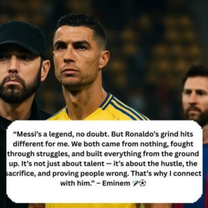 ⚡ EMINEM REVEALS WHY HE’S TEAM RONALDO OVER MESSI! ⚽🎤 TT