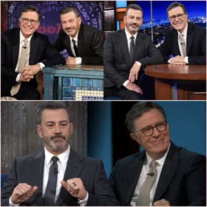 LATE-NIGHT SHOCKER: Jimmy Kimmel & Stephen Colbert Trade Stages in Emotional TV Crossover
