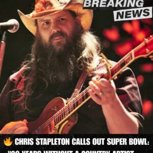 Chris Stapleton Speaks Out: 22 Years Without a Country Artist at the Super Bowl Halftime Show Sparks Heated Debate - H