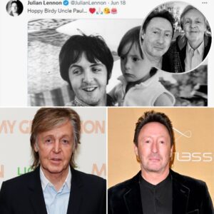 Paul McCartney Stuns Arena by Inviting Julian Lennon Onstage for โHey Judeโ โ With Johnโs Image Behind Them, Fans Said It Felt Like The Beatles Were Together Again!