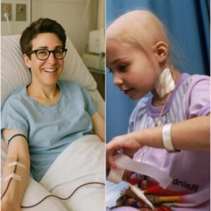 The letter contained words of gratitude addressed to journalist Rachel Maddow