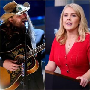 Chris Stapleton’s $50 Million Lawsuit Against Karoline Leavitt and Network Sends Shockwaves Through Entertainment and Politics - H