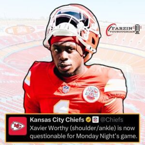 Breaking News: Xavier Worthy Questionable with Sudden Ankle Injury Before Chiefs-Jaguars Showdown - H