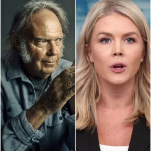 Shock Live! Karoline Leavitt Attacks Neil Young — And the Internet Explodes nn