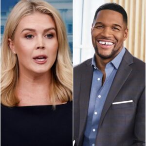 Shock and laughter erupt — Karoline Leavitt hilariously shuts down Michael Strahan on live TV with a savage comeback that sparks a viral nickname, sends social media into meltdown, and turns awkward tension into unforgettable comedy gold.