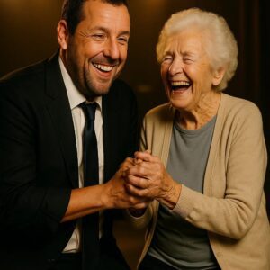 HE KEPT HIS PROMISE 💔🎸 She was 99 years old — Adam Sandler’s oldest and most loyal fan