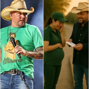 Cars slowed, heads turned, and no one could quite believe what they were seeing: Jason Aldean, the country star himself, stepping out of his truck on a quiet Tennessee roadside. There was no stage, no spotlight, no fanfare
