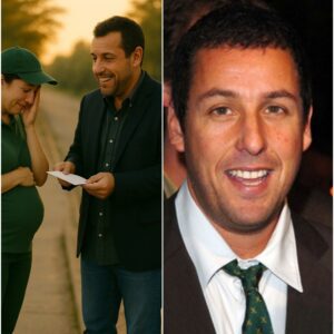Cars slowed, heads turned, and no one could quite believe what they were seeing: Adam Sandler, the legend himself, stepping out of his truck on a quiet Tennessee roadside. There was no stage, no spotlight, no fanfare—just a moment that showed the true heart behind the man.