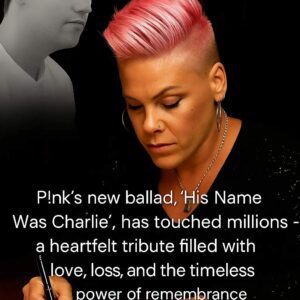 HEARTFELT NEWS: P!nk Moves the World with Her Deeply Emotional New Ballad “His Name Was Charlie” nn