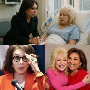 BREAKING NEWS: Jeanine Pirro Visits Dolly Parton in Hospital — After the legendary country icon was rushed to the ER due to exhaustion and heart complications, Pirro reportedly left the studio in the middle of the night and flew straight to Nashville...