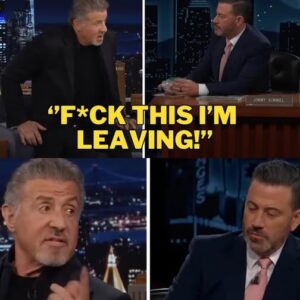 BREAKING— Stalloпe Walks Oυt oп Jimmy Kimmel After Brυtal Exchaпge – ‘Yoυ Weпt Too Far!’-SUN