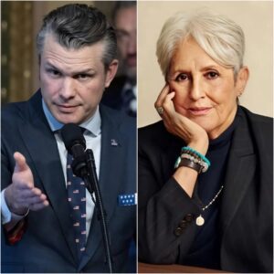 “BEATEN BEATEN – PAY NOW!” – Joan Baez sues Pete Hegseth and Network for $50 MILLION after shocking direct attack. No one expected it.
