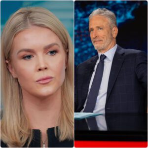 Jon Stewart shocked the room, telling a reporter to "go on the ground" and witness the "anarchy" herself.