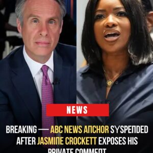 BREAKING: ABC News Anchor Suspended After Jasmine Crockett Exposes Off-Air Comment, Sparking Media Reckoning nn