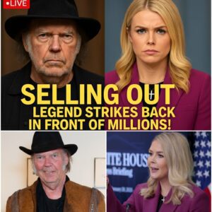 LIVE TV DRAMA! Karoline Leavitt ACCUSES Neil Young of “Selling Out” — Music Legend Strikes Back in Front of Millions! nn