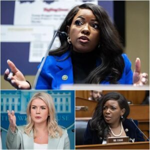 You won’t believe what just went down 😱 — Rep. Jasmine Crockett literally CALLED SECURITY to remove Karoline Leavitt right in the middle of a live segment! 🎙️ nn