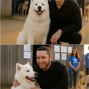 Eminem quietly walked into a small New York rescue shelter on the brink of closing — with just 48 hours to go before all the dogs inside would be put down. 💖🐾 TT