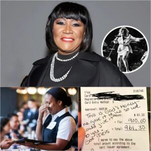 The $10,000 Note — Patti LaBelle’s Quiet Act of Kindness That Changed a Waitress’s Life Forever