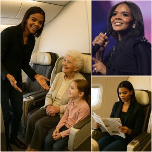On a flight to the United States, Candace Owens happened to meet a seriously ill little girl, traveling with her parents