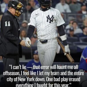 Jazz Chisholm haunted by back-breaking error in Yankeesโ ALDS Game 4 loss: โStill thinking about itโ...