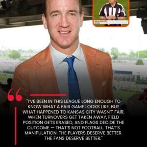 ๐จ PEYTON MANNING CALLS OUT NFL REFS: โTHE GAME WAS RIGGEDโ โ CONTROVERSY ERUPTS AFTER CHIEFS-JAGUARS SHOWDOWN - H