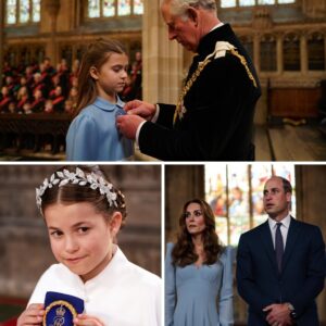 Royal Family Shaken! 😱 King Charles Presents Princess Charlotte With The Garter – But The 6 Words He Whispered While Presenting The New Badge Are What Shocked The Whole UK