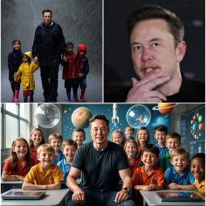 ✨ From a crumbling orphanage with no future… to a shining sanctuary of hope for 200 children. Elon Musk didn’t just write a check — he gave these kids a chance to dream again.