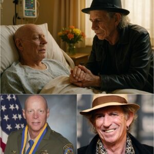 Keith Richards Visits the Helicopter Hero — The Man Who Once Saved 40 Lives, Now Fighting for His Own_cd