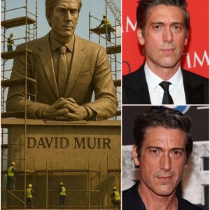 WOW! The President of the Newspaper Association of America Launches a Campaign to Build a Statue Honoring David Muir — and His Emotional 20-Word Response Left Everyone Speechless 😢📺
