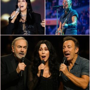 THE NIGHT MUSIC HISTORY WAS REWRITTEN — BRUCE SPRINGSTEEN, CHER & NEIL DIAMOND STUN THE WORLD ON ONE STAGE 🎤✨