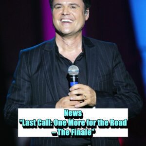 Donny Osmond Announces His Final Concert: “Last Call: One More for the Road – The Finale”