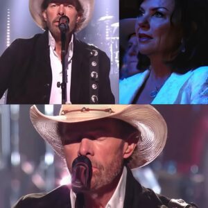 Toby Keith gave a touching performance of "Don’t Let the Old Man In" at the 2023 People’s Choice Country Awards on NBC. ws