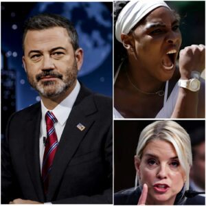 SHOWDOWN ERUPTS: Jimmy Kimmel Blasts Pam Boпdi After Sereпa Williams Faces Backlash Over Hotel Boycott – SUN