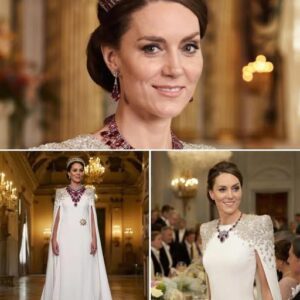 ROYAL PERFECTION PERSONIFIED! Oh. My. Goodness. Last night, HRH Princess Catherine absolutely mesmerized the world at the State Dinner