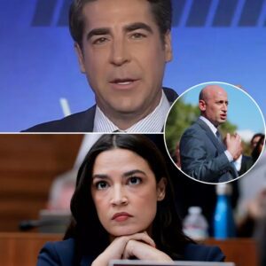 Fox News host Jesse Watters sparked a firestorm after claiming that Rep. Alexandria Ocasio-Cortez’s jab at Stephen Miller’s height implied she “wants to sleep with him.”