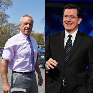 The room fell silent as Stephen Colbert leaned forward, eyes blazing, and uttered words that would reverberate across the nation