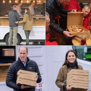 They stopped for pizza — not protocol. 🍕💛 And in that simple act, William and Kate changed more than one life. TT