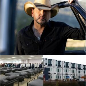 BREAKING NEWS: Jason Aldean has donated his entire $5 million in recent tour bonuses and sponsorship earnings to build a series of homeless support centers in Macon, Georgia — his hometown.
