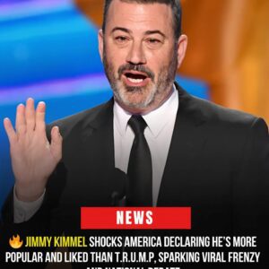 🔥 **“THE POLL THAT SHOCKED WASHINGTON!” — JIMMY KIMMEL DECLARES HE’S “MORE POPULAR AND MORE LIKED THAN PRESIDENT T.R.U.M.P,” SPARKING OUTRAGE, CELEBRATION, AND PANIC ACROSS AMERICA. - SUN