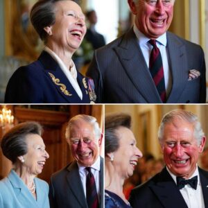 A Royal Moment of Pure Joy! There’s something truly special about seeing Princess Anne and King Charles III share a hearty laugh — a glimpse of their unshakable sibling bond